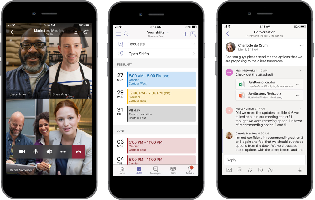 Microsoft Teams Mobile App Microsoft Teams Mobile App